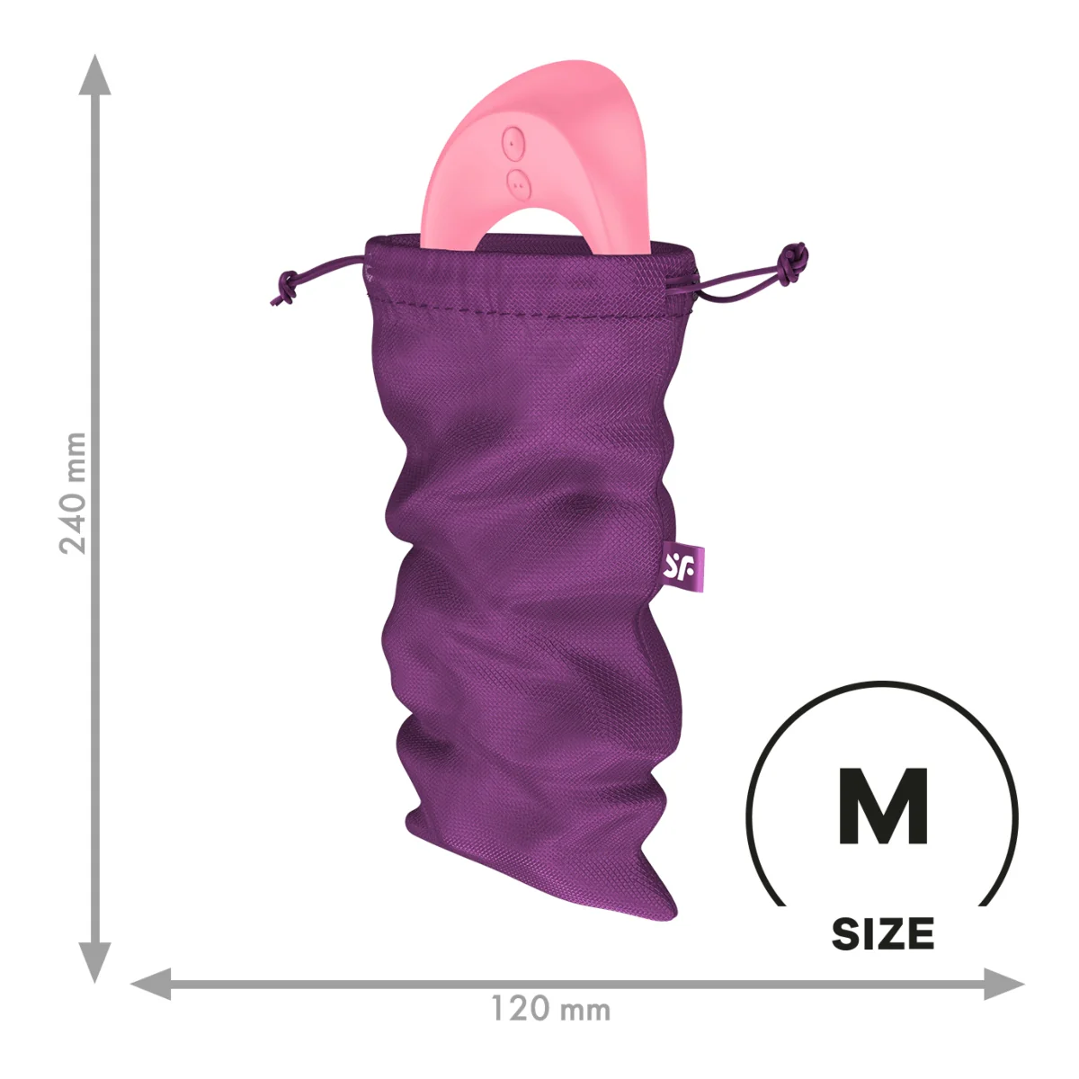 Satisfyer Treasure Bag Toy Bag Violet Medium - Image 3