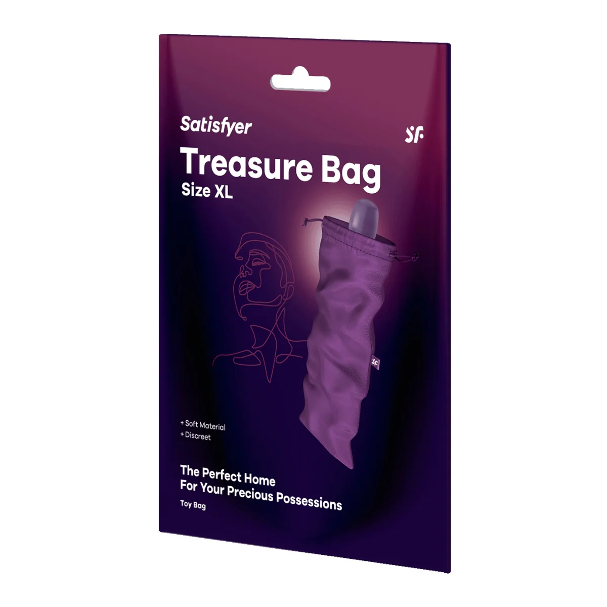 Satisfyer Treasure Bag Toy Bag Violet XL - Image 2