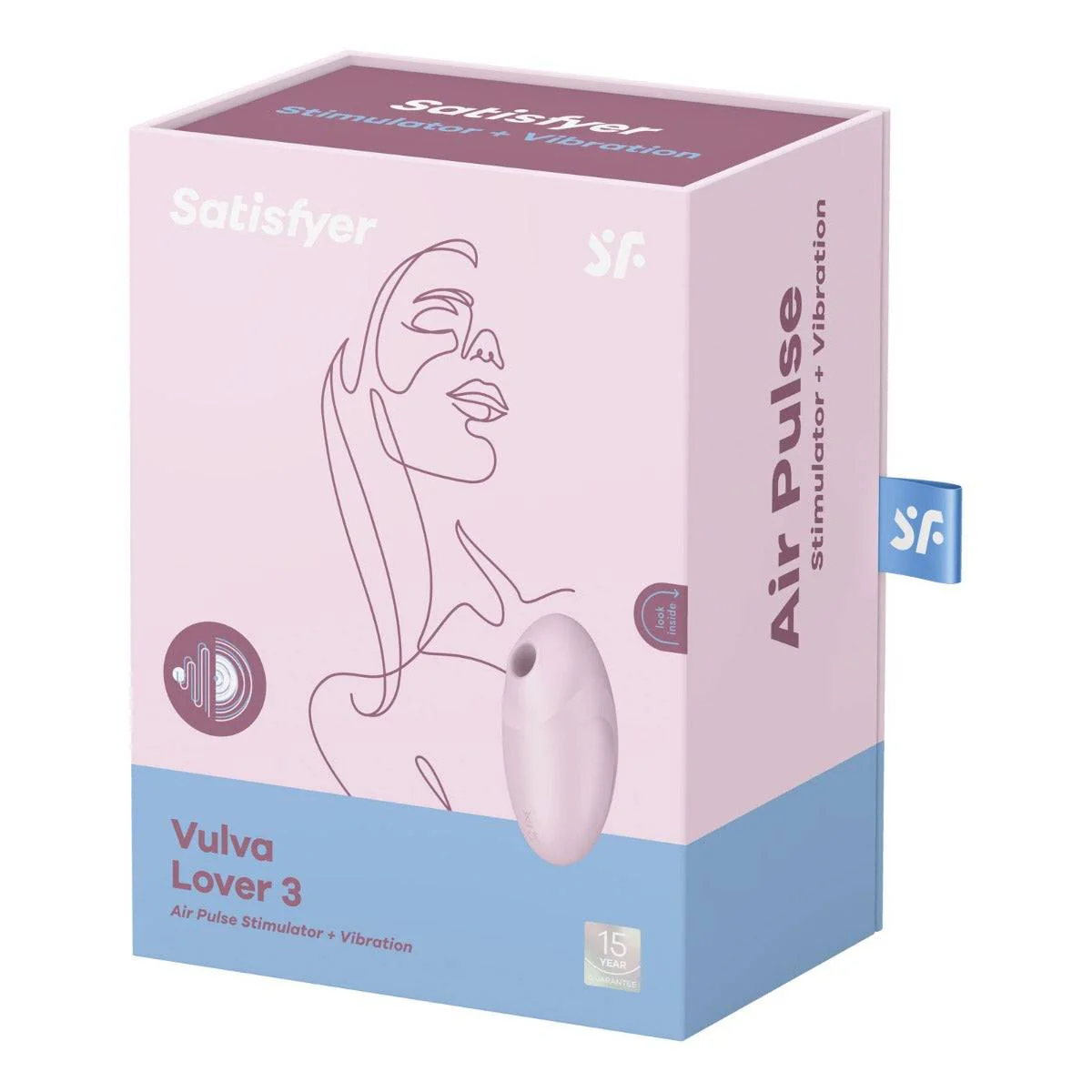 Satisfyer Vulva Lover 3 Air Pulse Stimulator Pink - Image 2