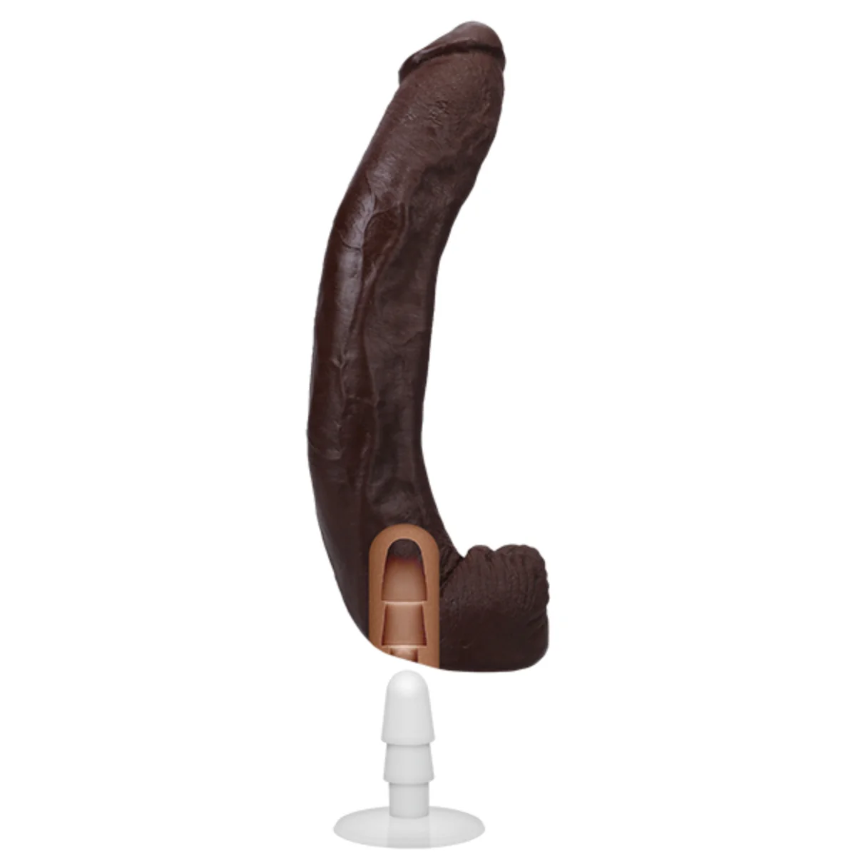 Signature Cocks Dredd Ultraskyn Vac-U-Lock Dildo Brown 13.5 Inch - Image 3