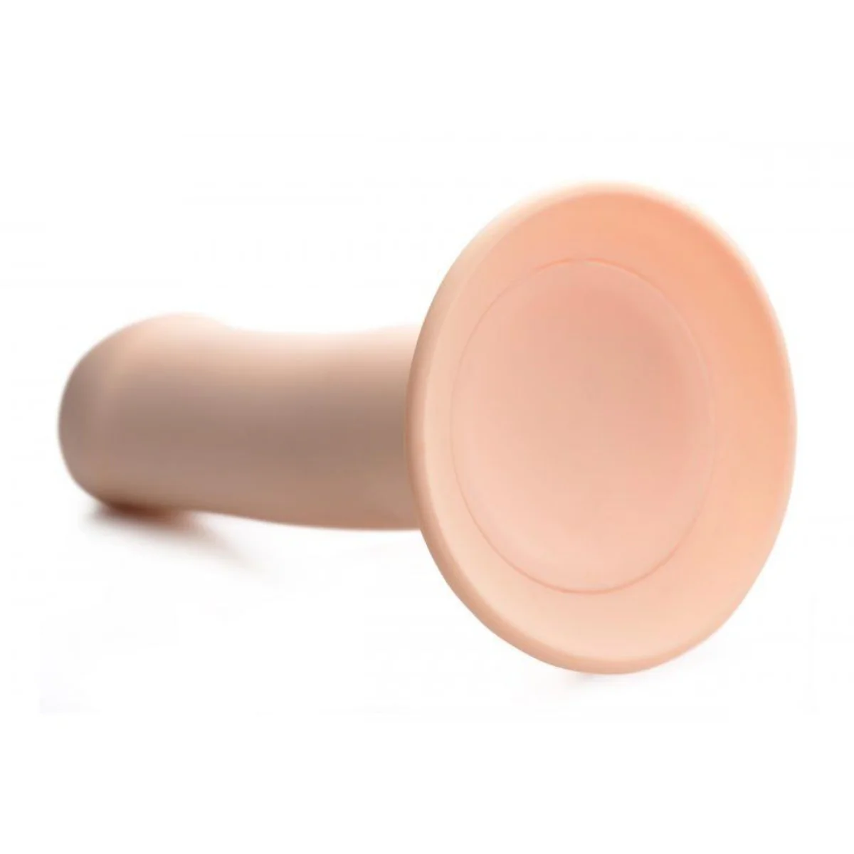 Squeeze-It Squeezable Phallic Dildo Light Pink 6.75 Inch - Image 3