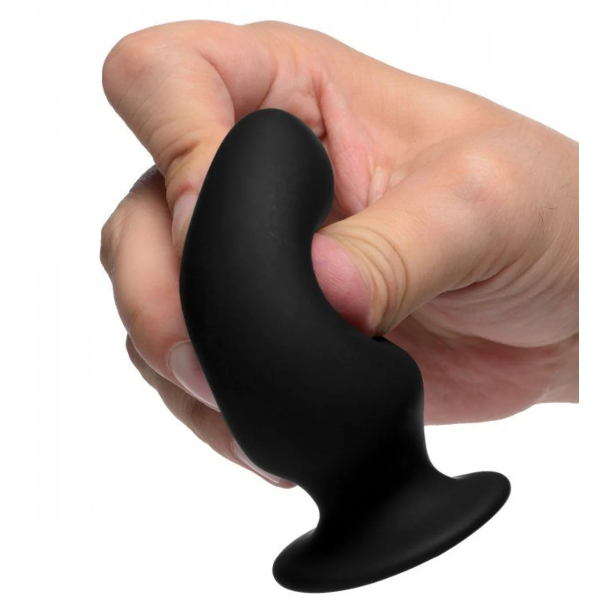 Squeeze-It Squeezable Silicone Butt Plug Black Small - Image 3