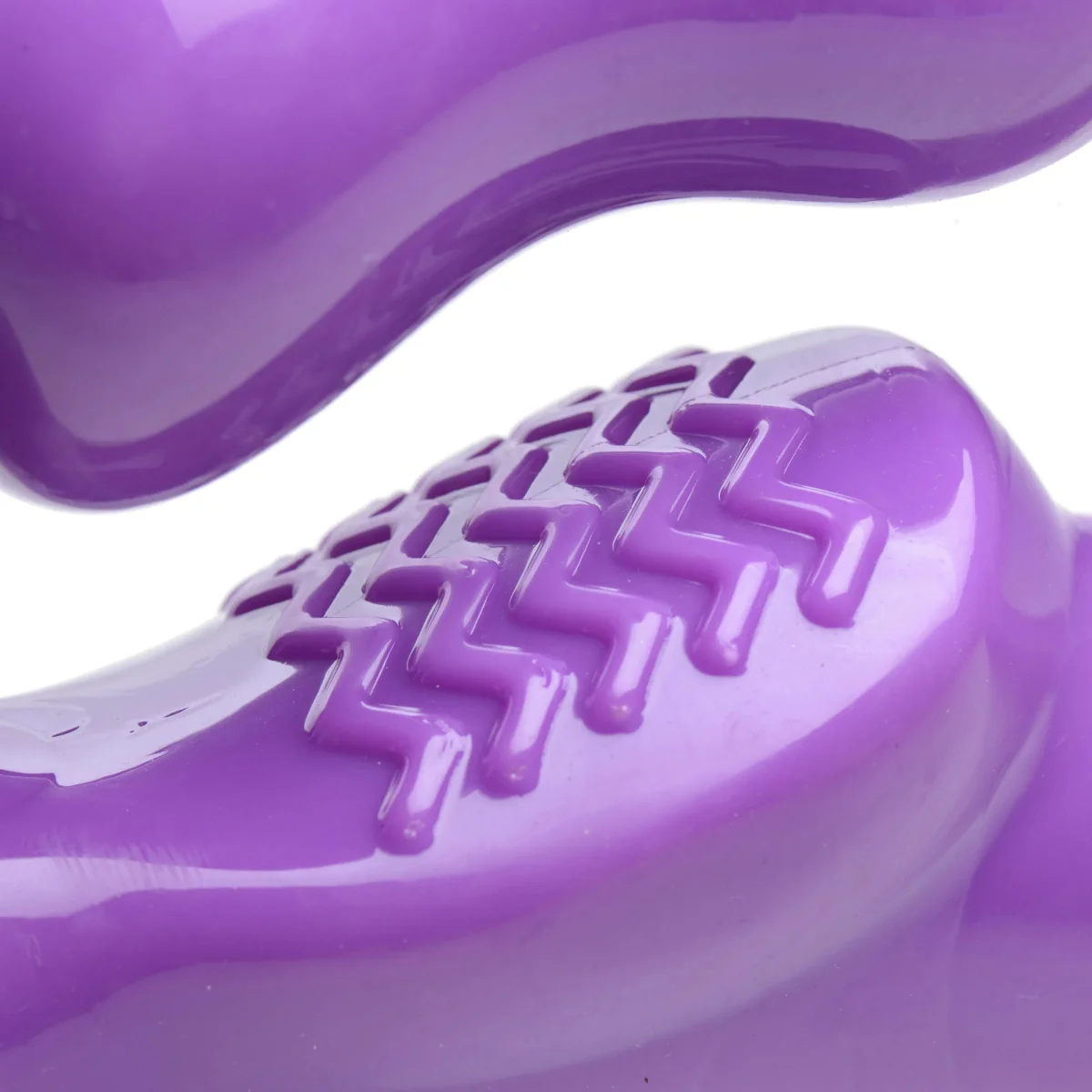 Strap U 7X Revolver Thick Vibrating Strapless Strap-On Purple - Image 4