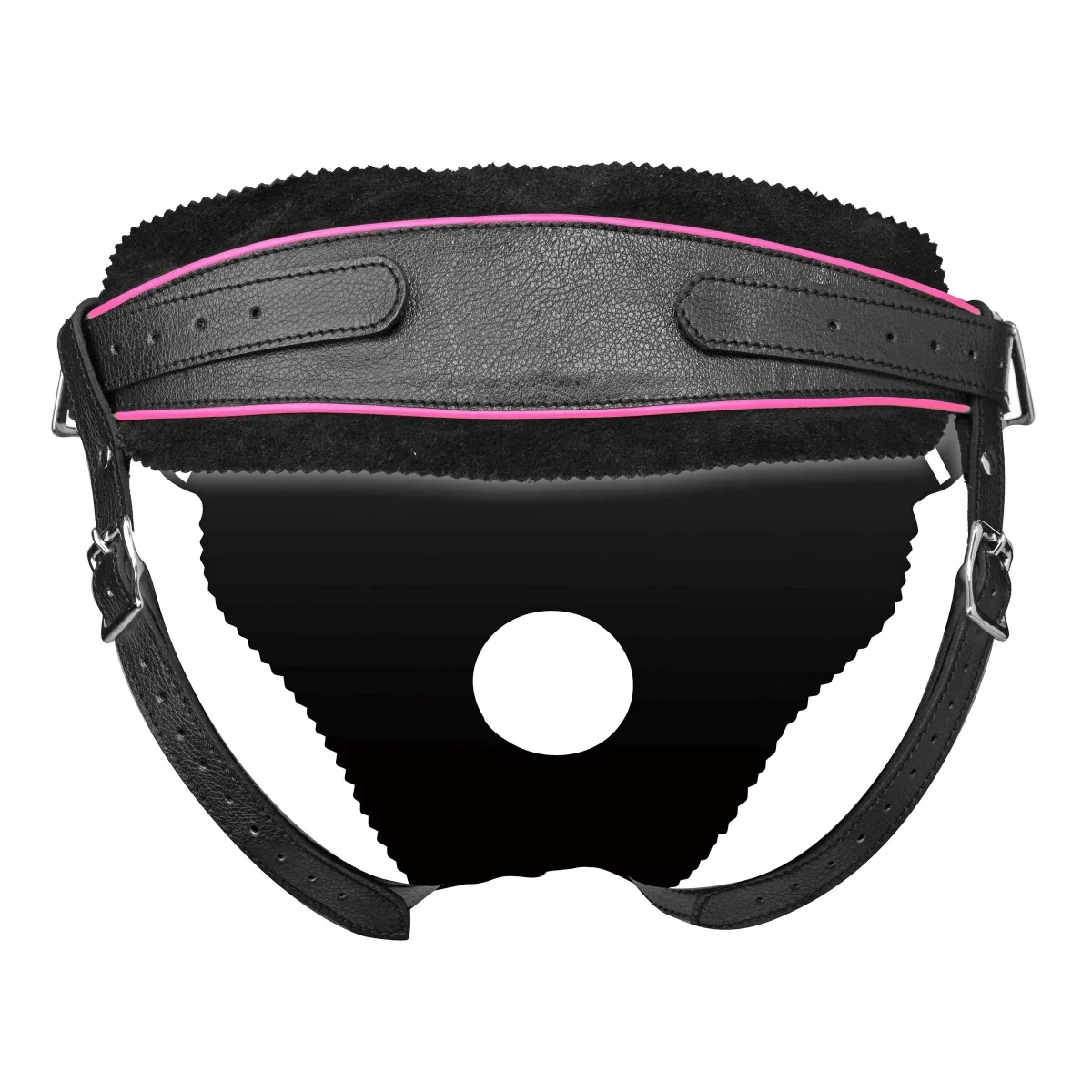 Strap U Flamingo Low Rise Strap-On Harness Black Pink - Image 4