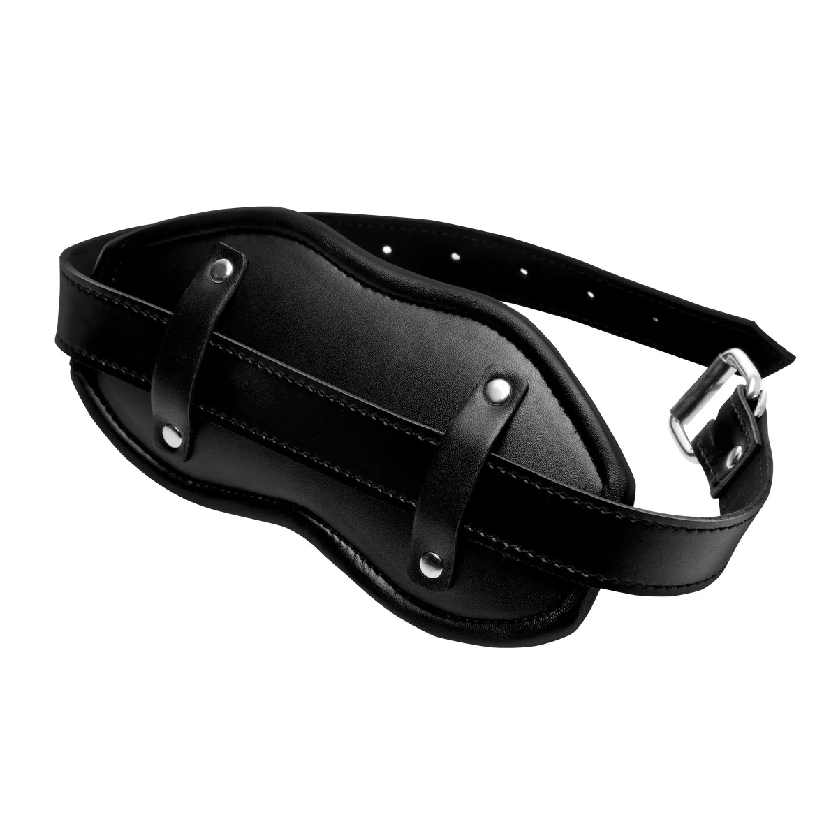 Strict Cock Head Silicone Mouth Gag Black - Image 3