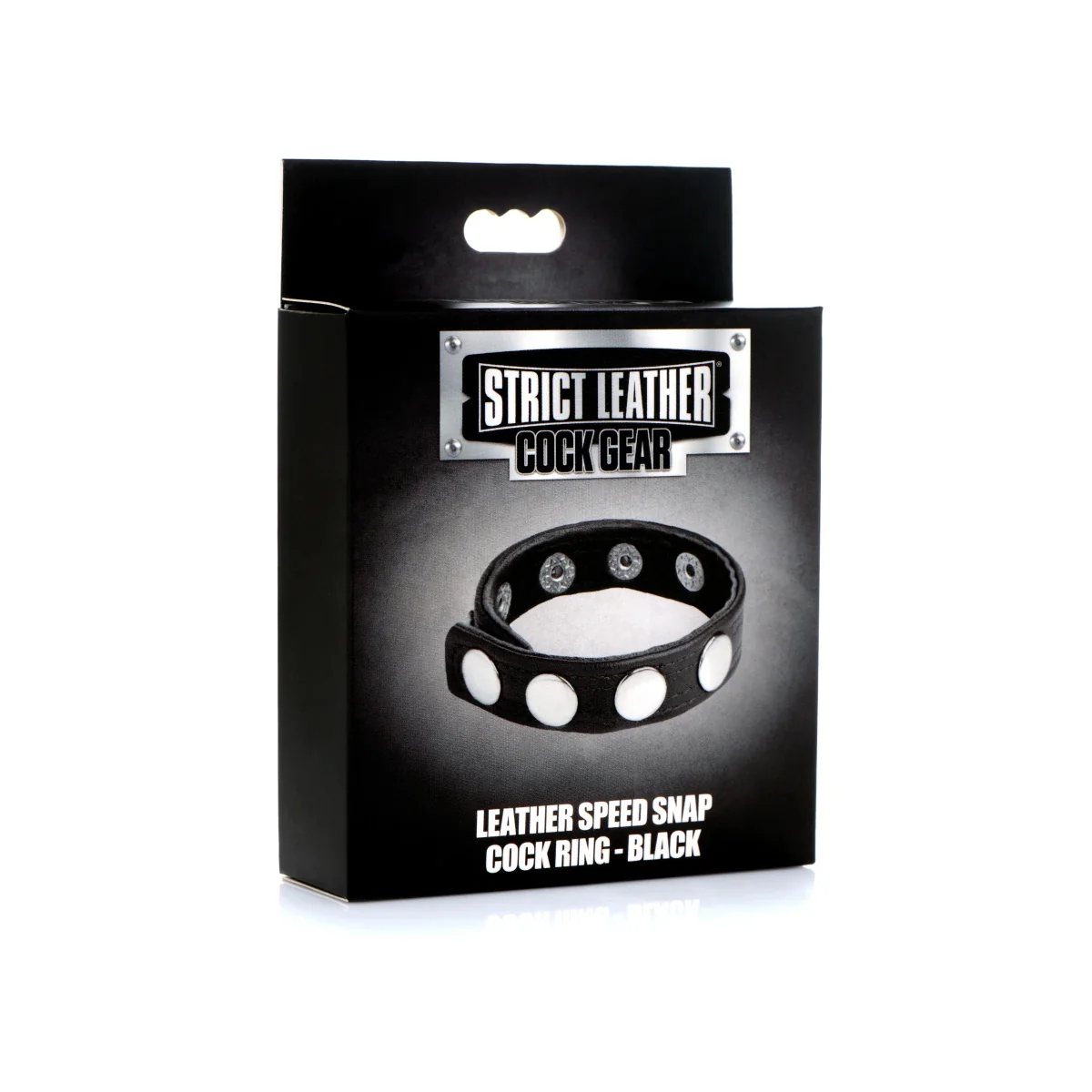 Strict Leather Cock Gear Leather Speed Snap Cock Ring Black - Image 2