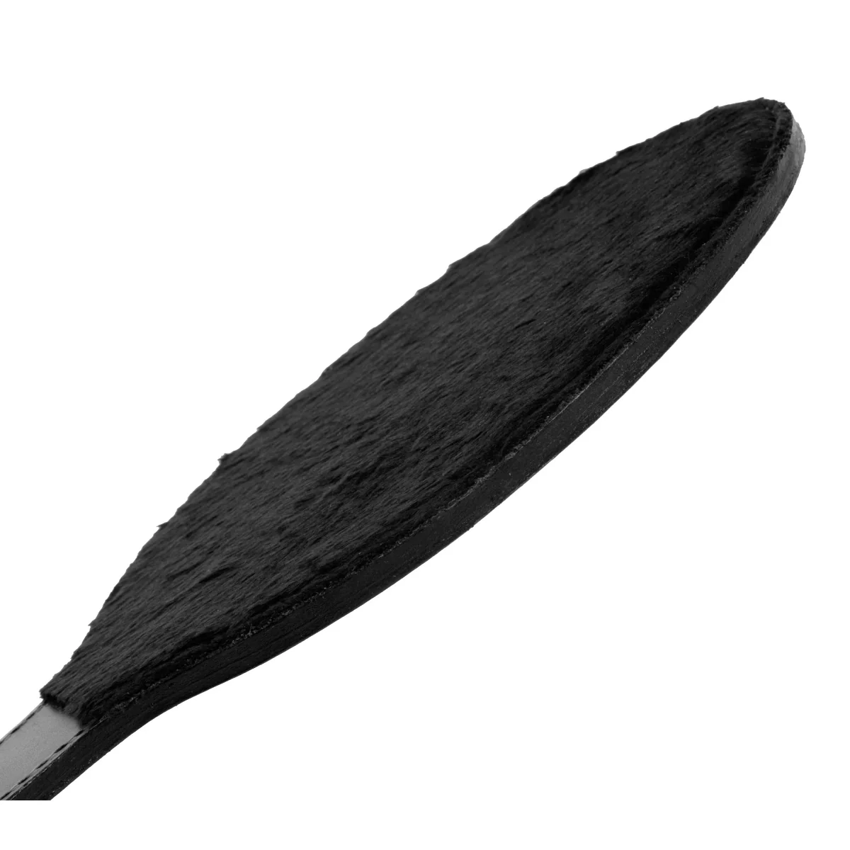 Strict Leather Round Fur Lined Paddle Black - Image 2
