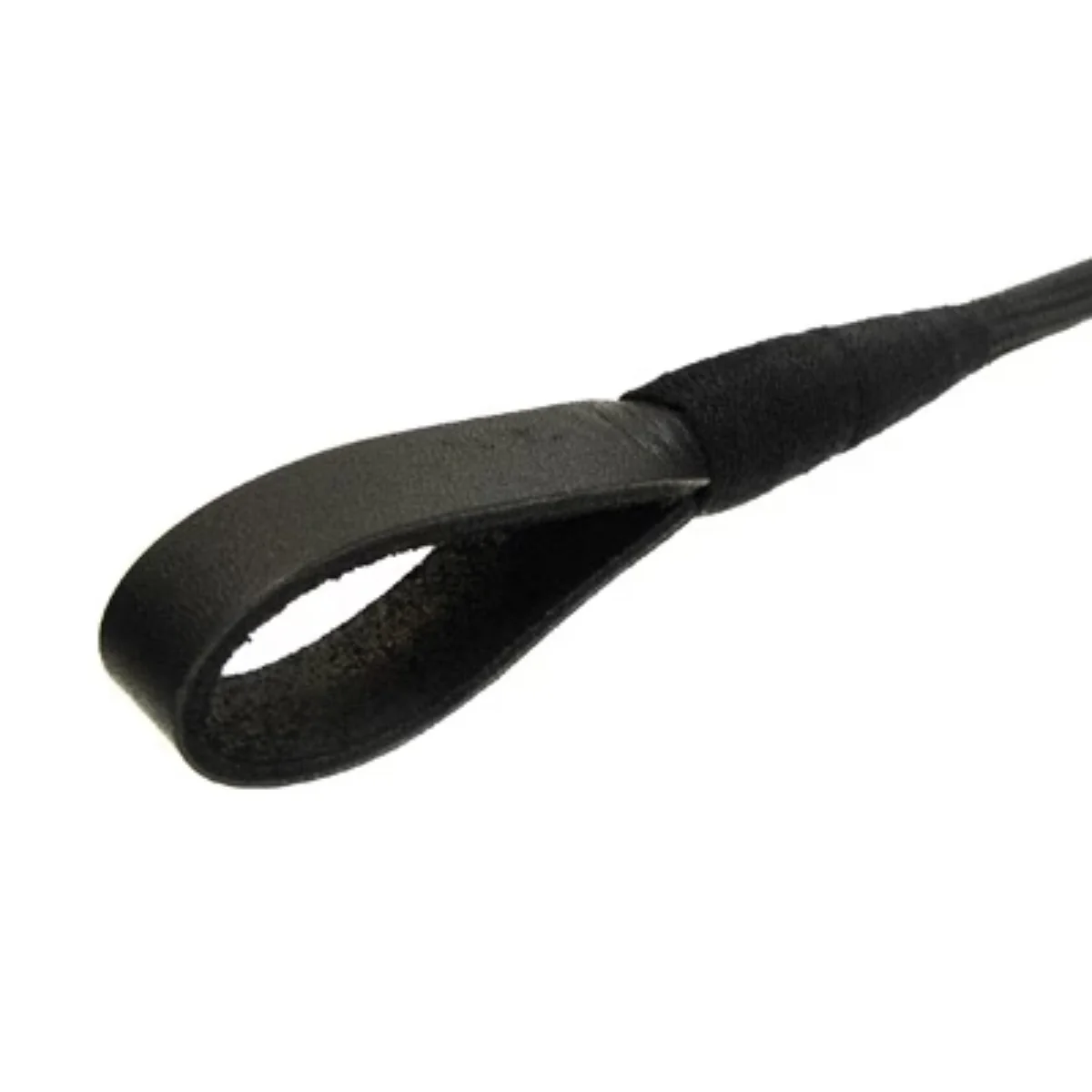 Strict Leather Strip Tip Crop Black - Image 2
