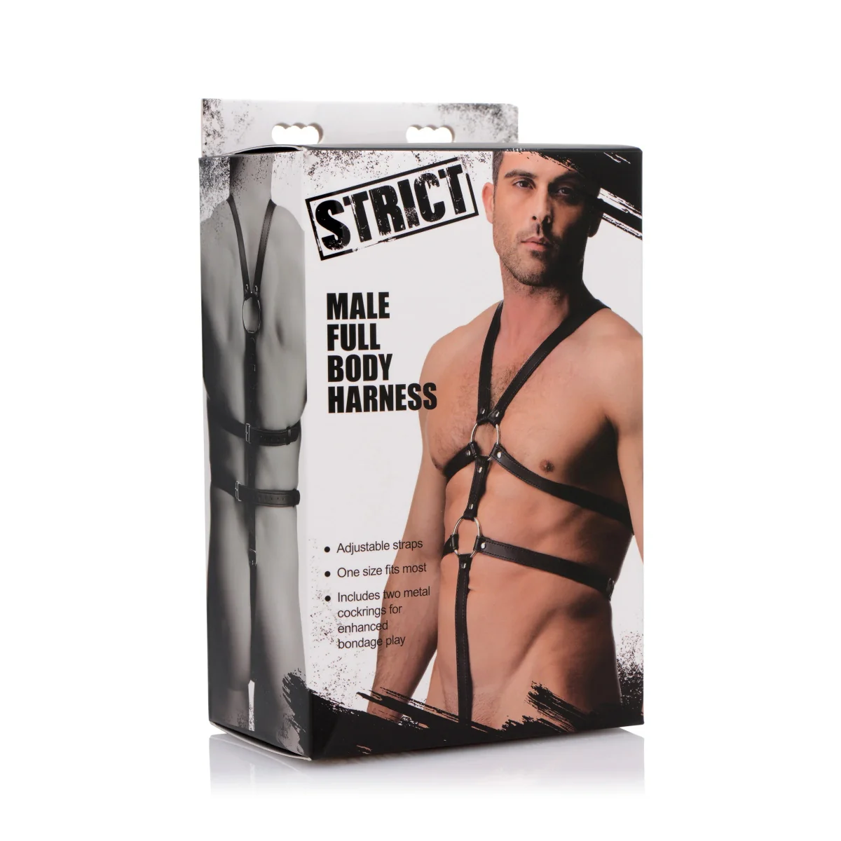 Strict Male Full Body Harness Black - Image 2