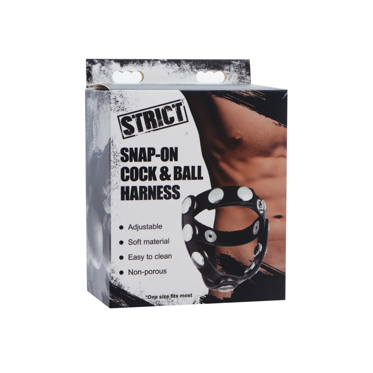 Strict Snap-On Cock & Ball Harness Black - Image 2