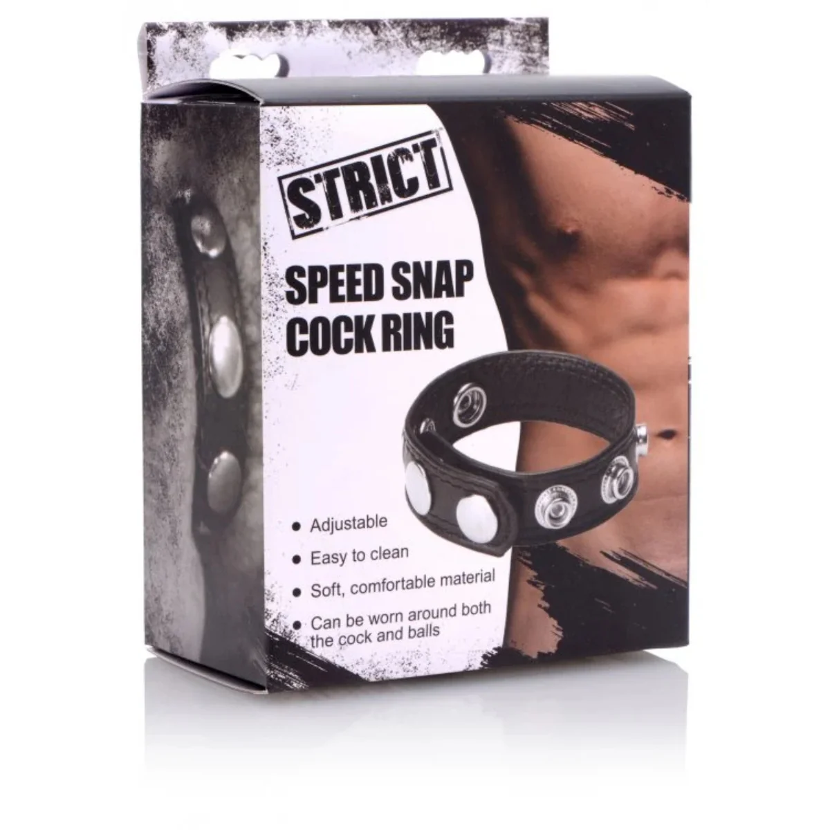 Strict Speed Snap Cock Ring Black - Image 2