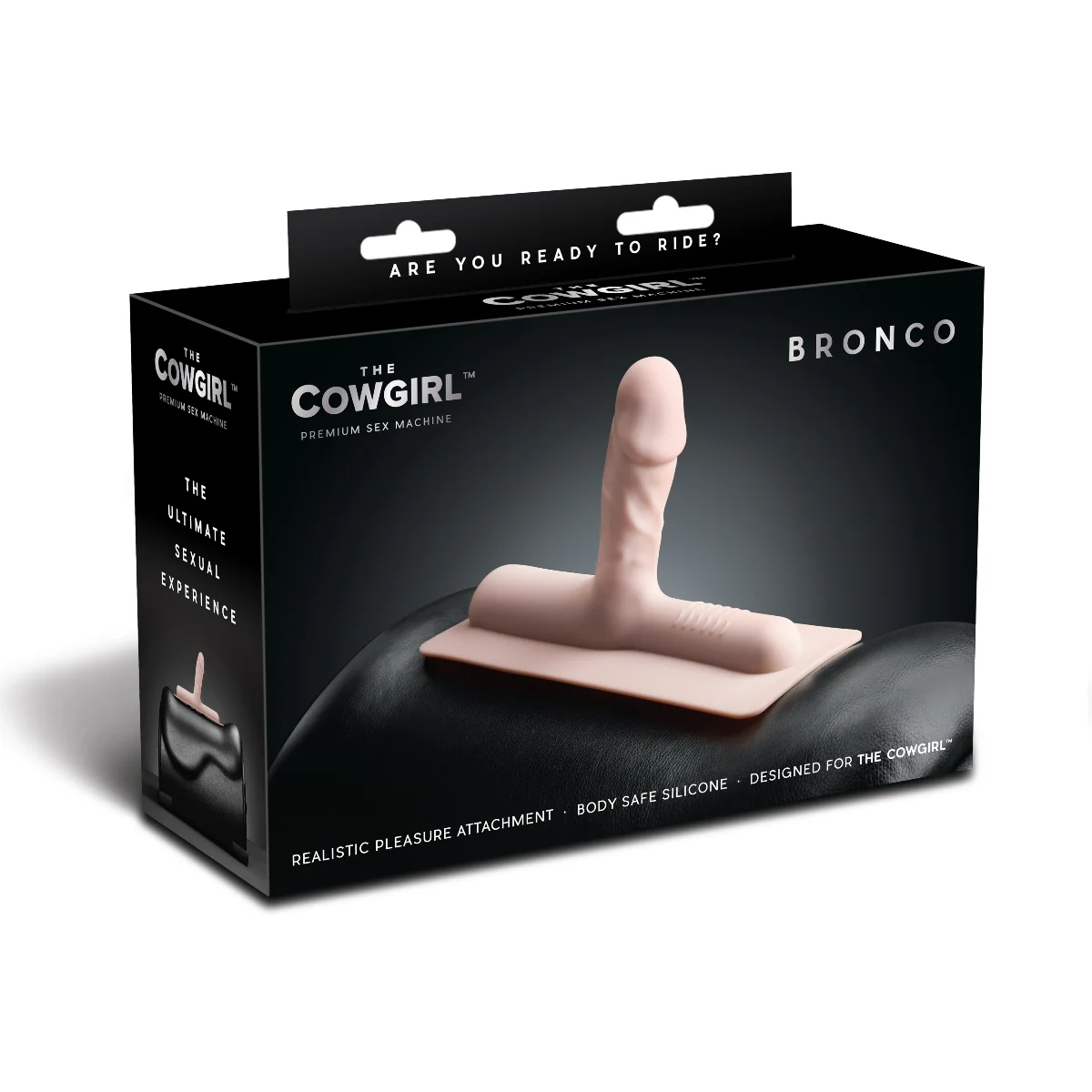 The Cowgirl Bronco Realistic Pleasure Silicone Saddle Attachment Pink - Image 2