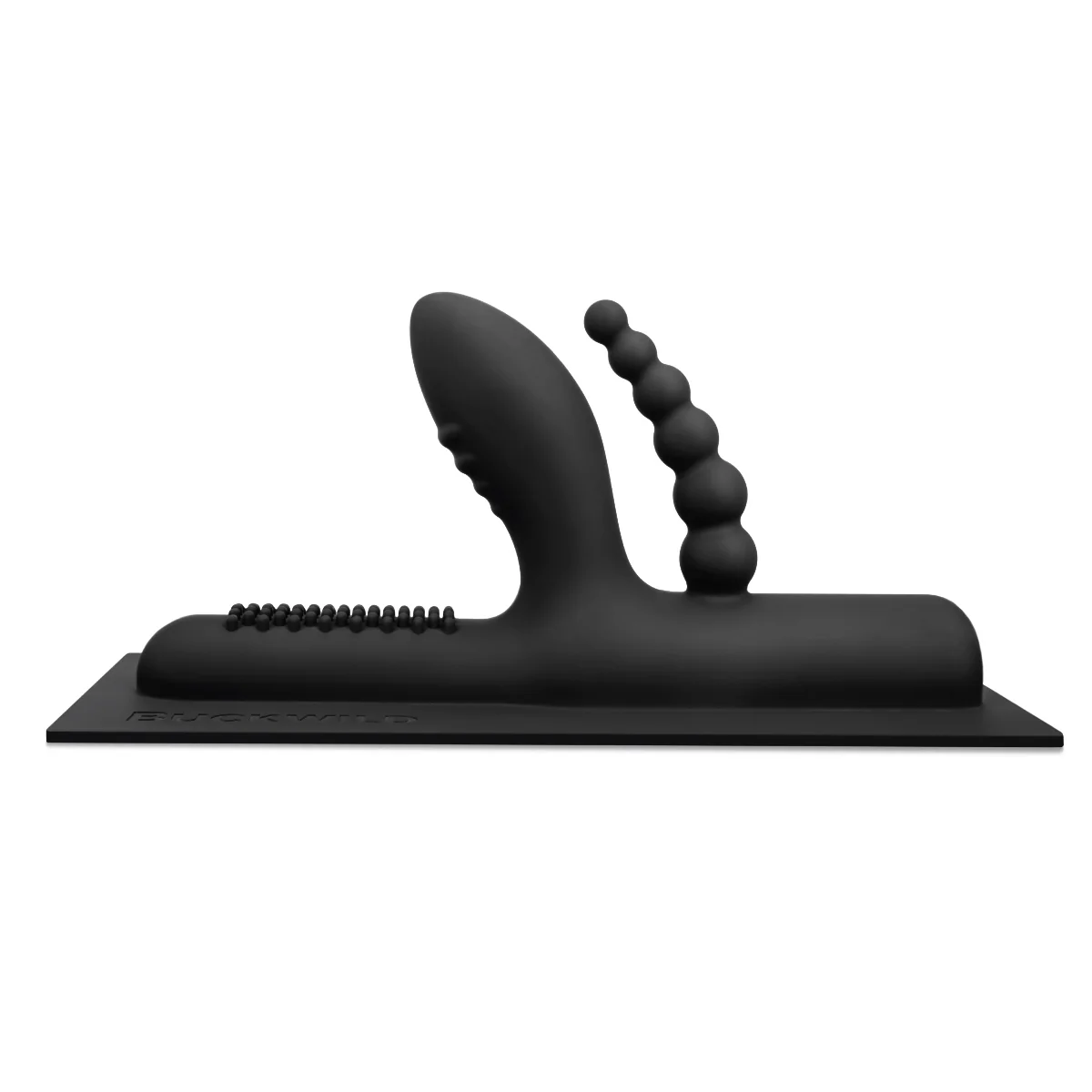 The Cowgirl Buckwild Double Pleasure Silicone Saddle Attachment Black - Image 4