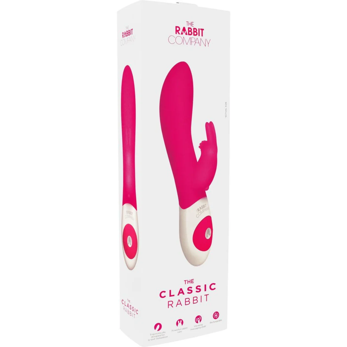 The Rabbit Company The Classic Rabbit Vibrator Hot Pink - Image 2