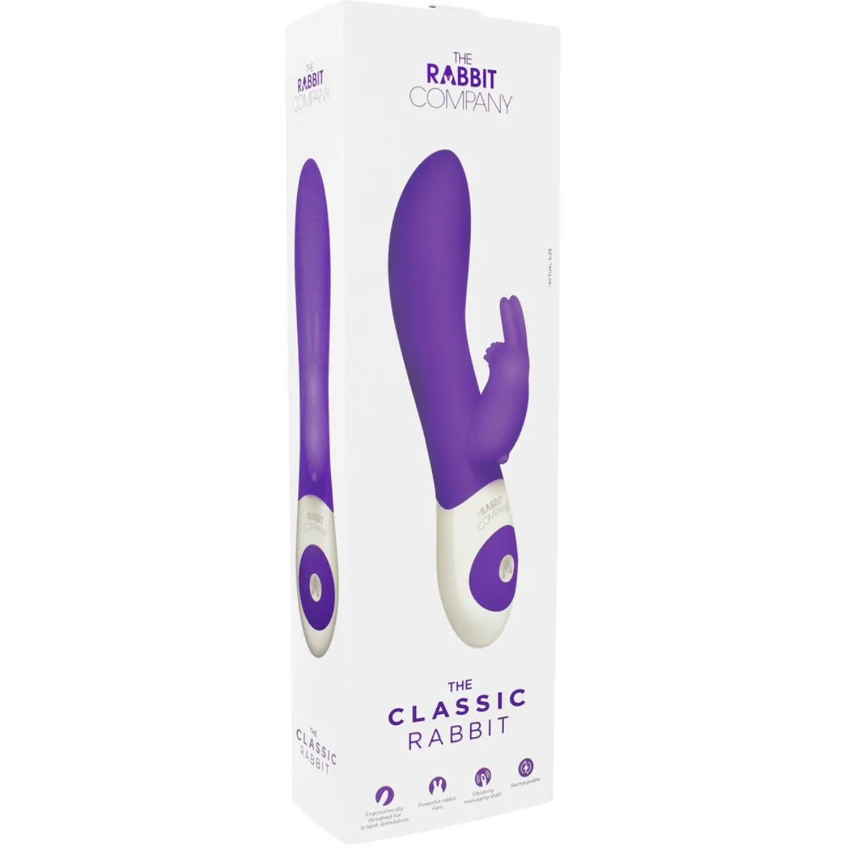 The Rabbit Company The Classic Rabbit Vibrator Purple - Image 2