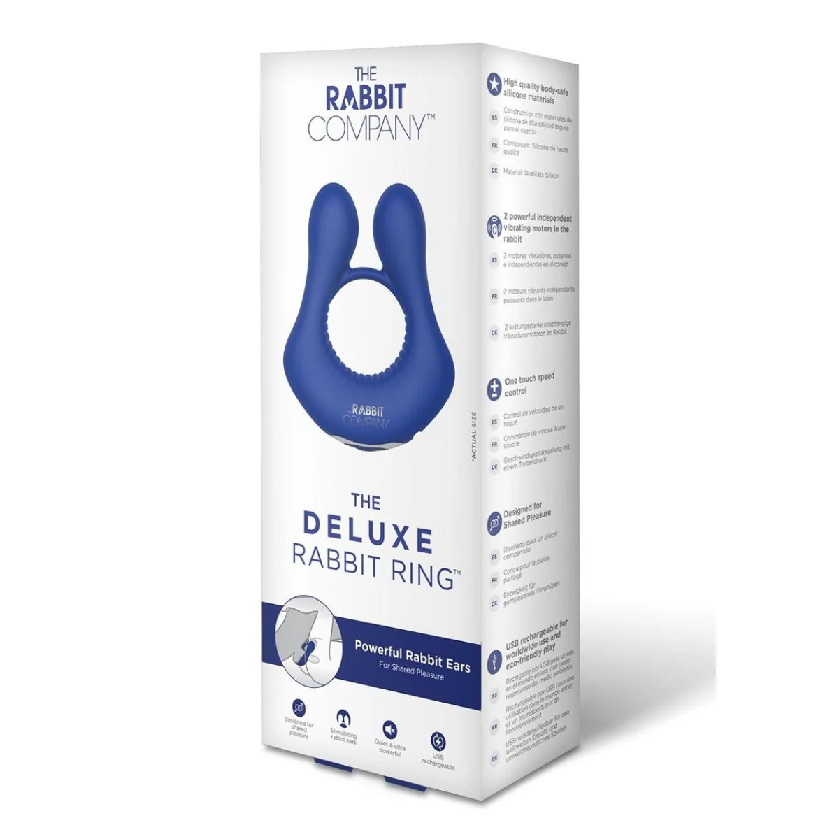 The Rabbit Company The Deluxe Rabbit Ring Navy - Image 2