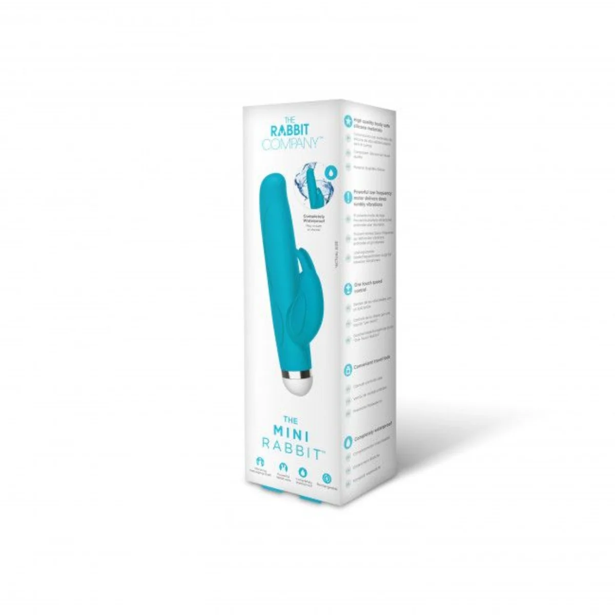 The Rabbit Company The Mini Rabbit Vibrator Blue - Image 2