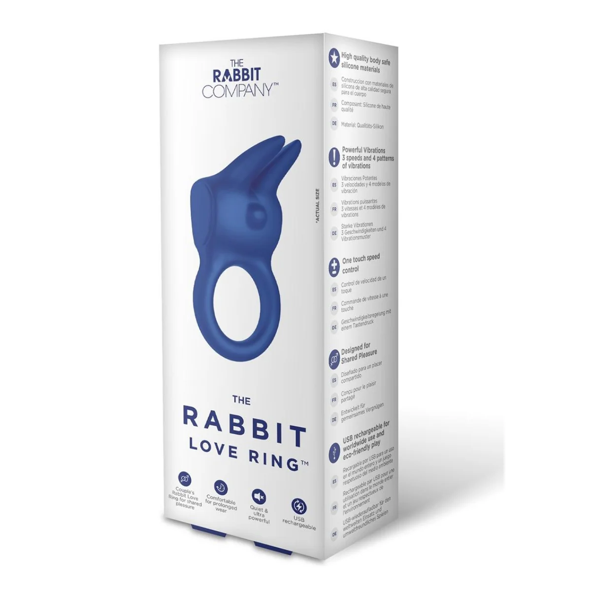 The Rabbit Company The Rabbit Love Ring Navy - Image 2