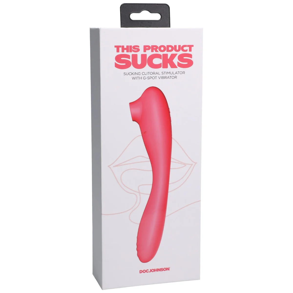This Product Sucks Sucking Clitoral Stimulator With G-Spot Vibrator Pink - Image 2