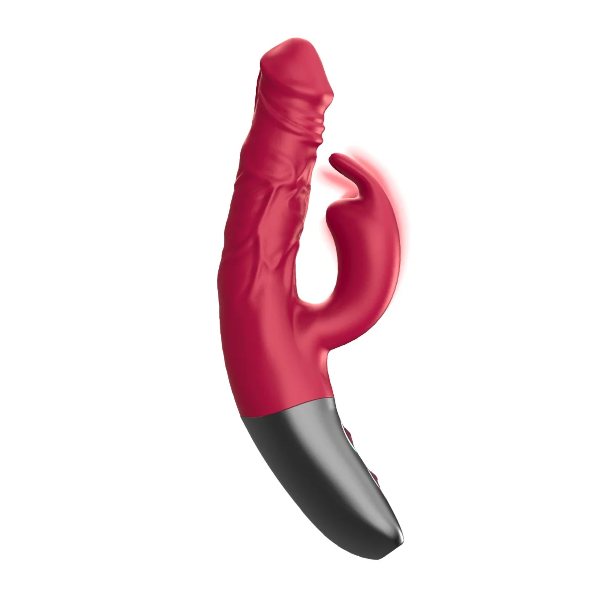 Titanz Rotating Rechargeable Rabbit With Clit Stimulation Pink 3.5 Inch - Image 3