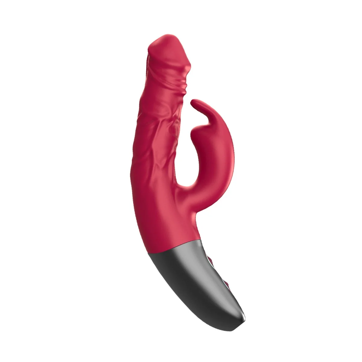Titanz Rotating Rechargeable Rabbit With Clit Stimulation Pink 3.5 Inch - Image 4