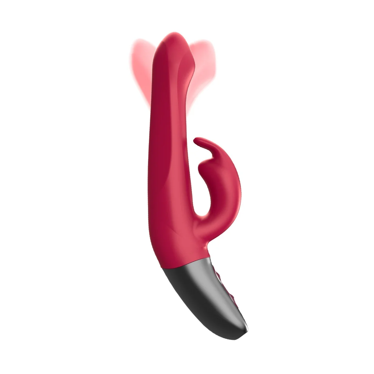 Titanz Rotating Rechargeable Rabbit With Clit Stimulation Pink 5 Inch - Image 3