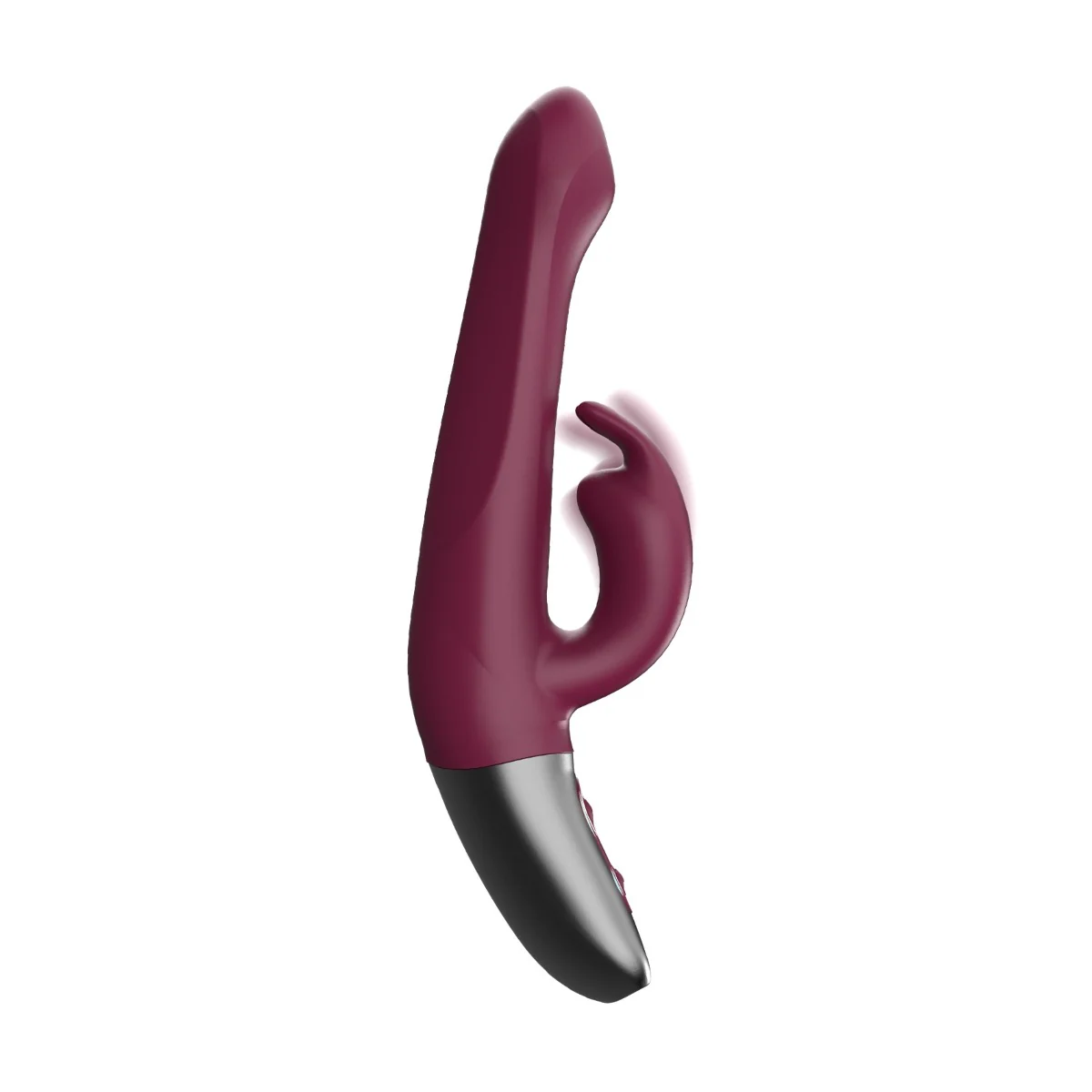 Titanz Rotating Rechargeable Rabbit With Clit Stimulation Purple 5 Inch - Image 5
