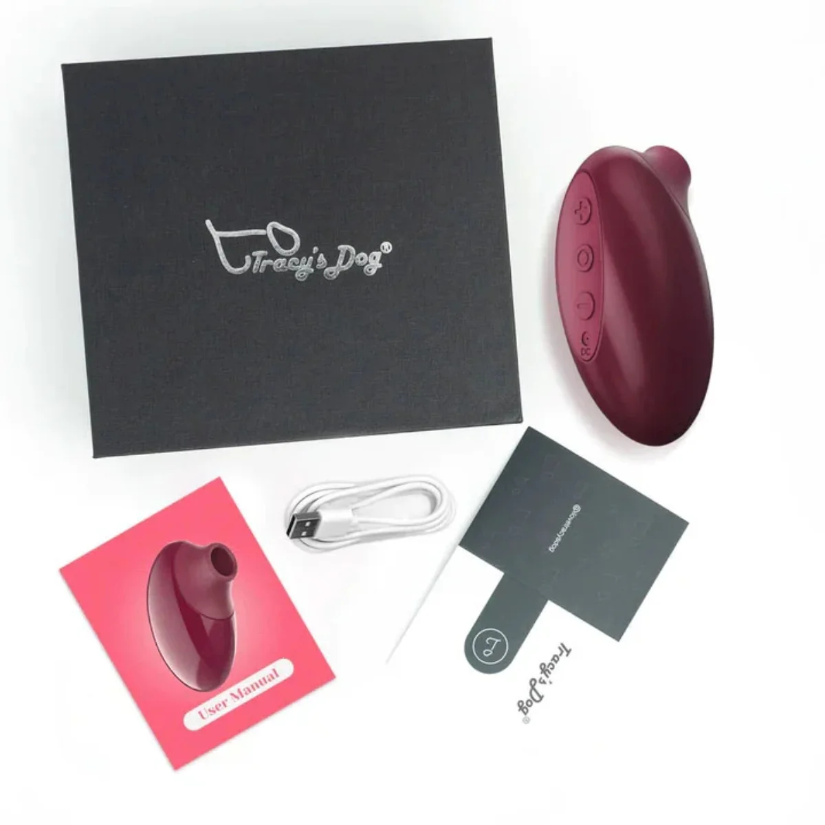 Tracy's Dog Flamingo Mini Sucking Vibrator Red - Image 2