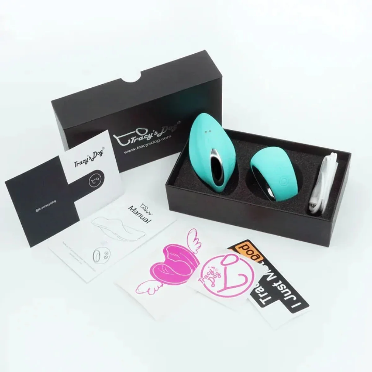 Tracy's Dog Starship Wearable Panty Vibrator Teal - Image 2