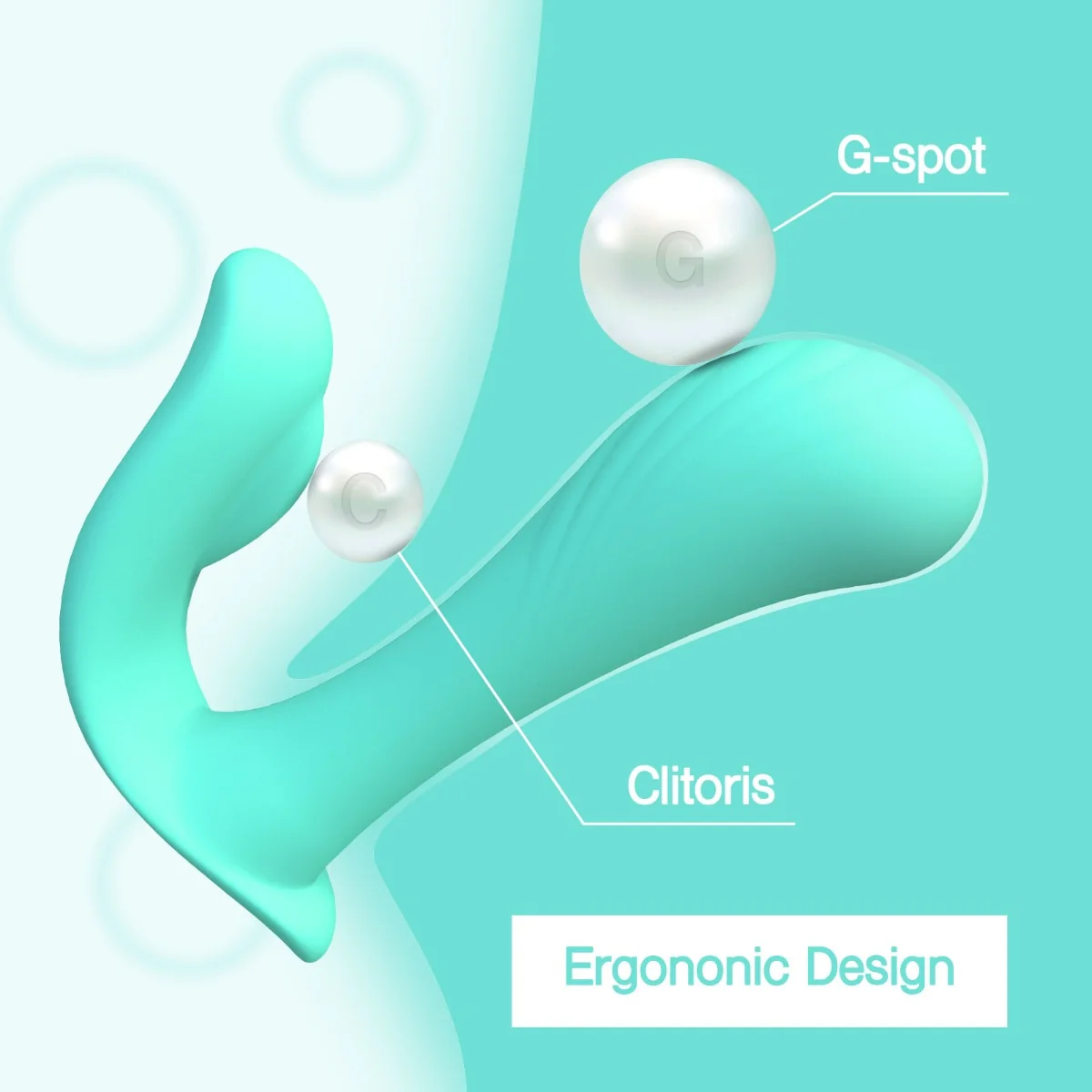Tracy's Dog Wearable Panty Vibrator With Wireless Remote Teal - Image 2