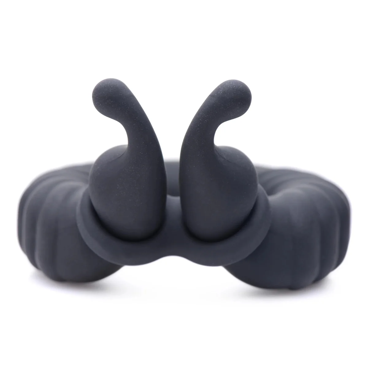 Trinity For Men 10X Cobra Dual Stimulation Silicone Cock Ring Black - Image 4