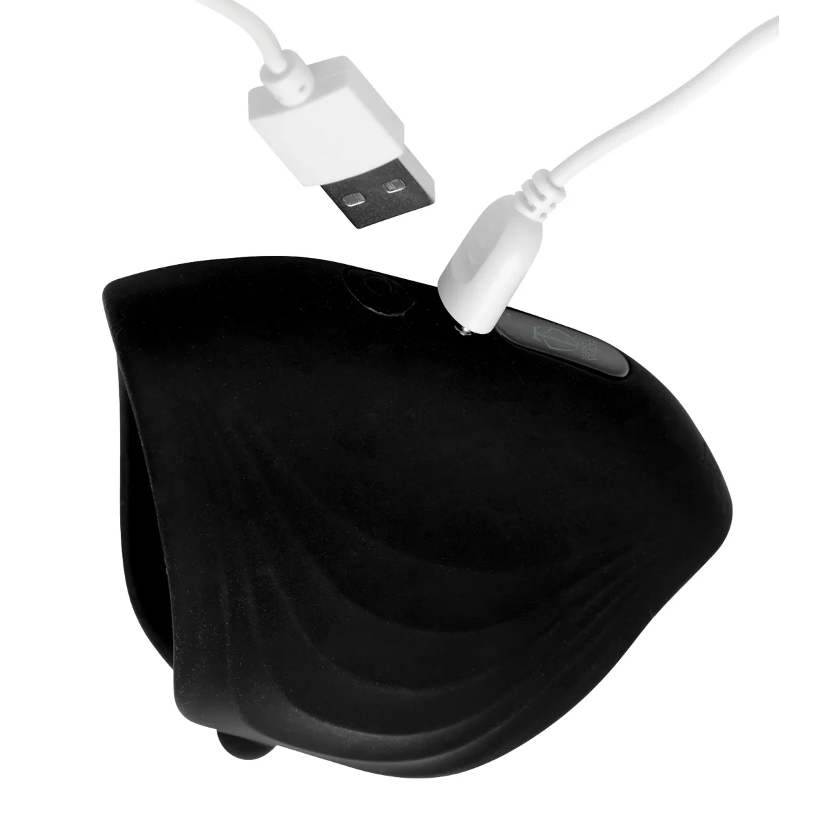 Trinity For Men 10X Pleasure Stroke Vibrating Silicone Penis Sleeve Black - Image 5