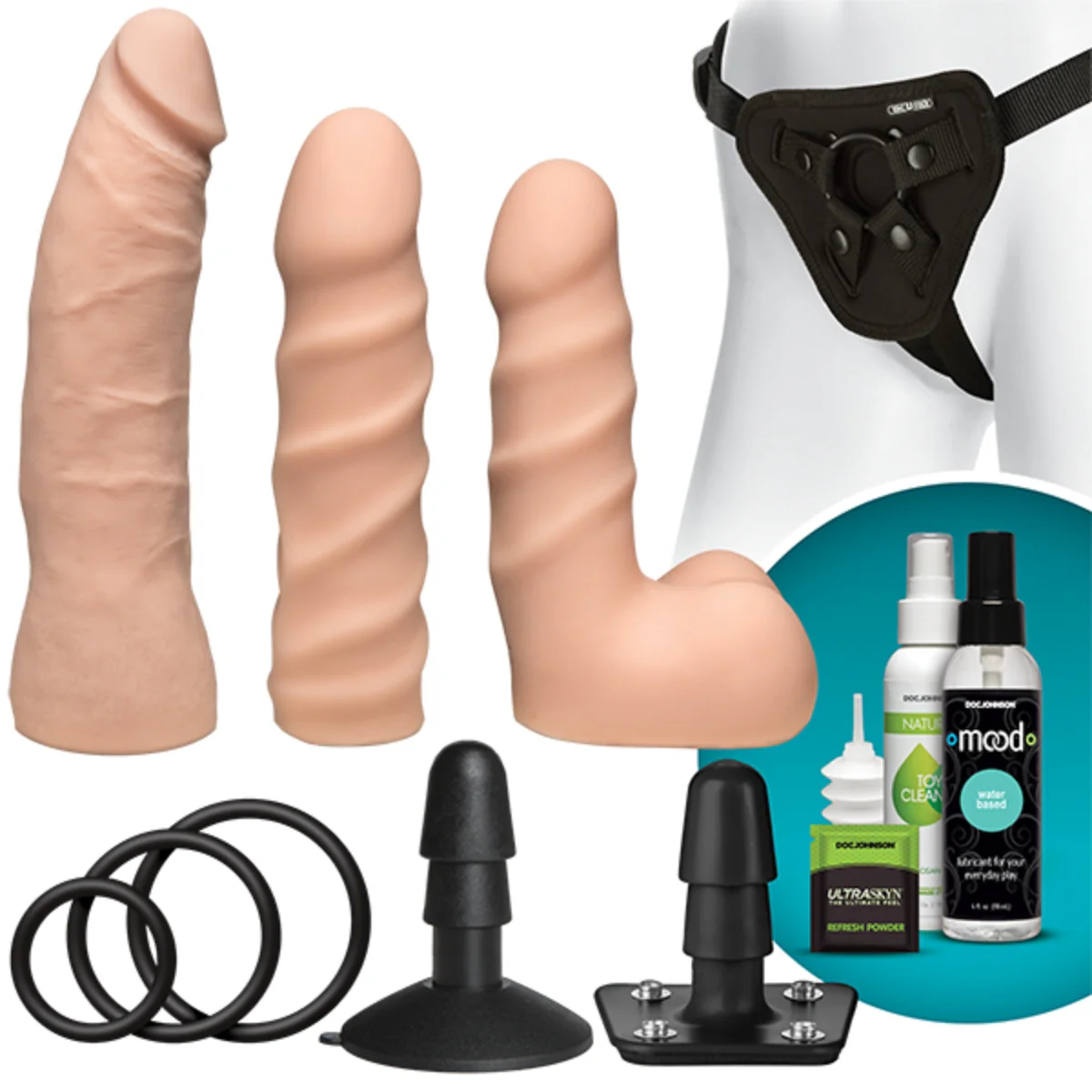 Vac-U-Lock Dual Density Strap-On Starter Set