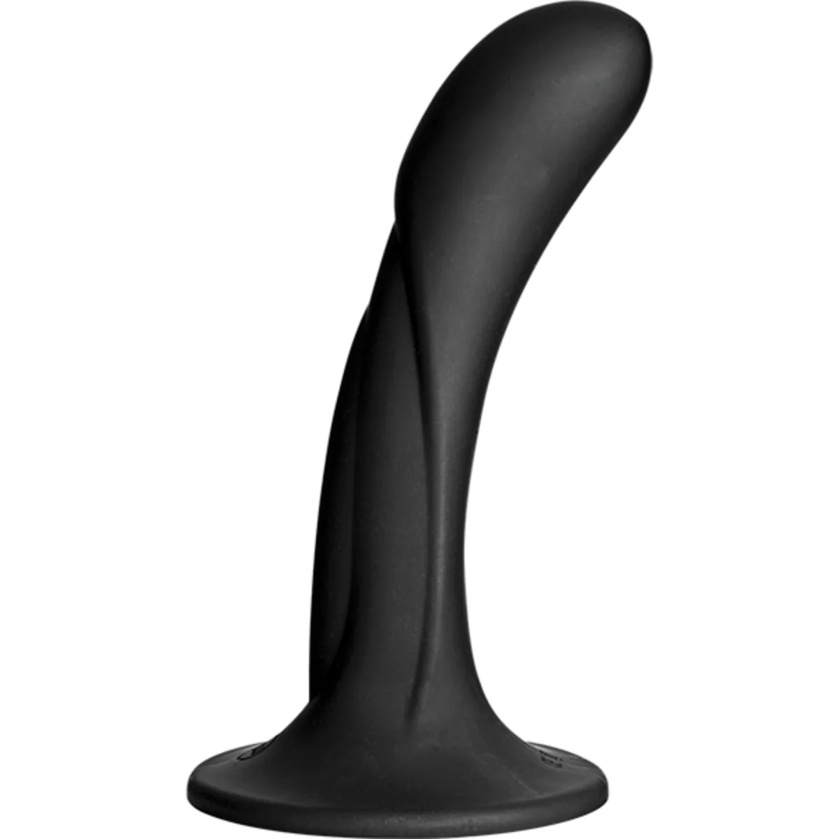 Vac-U-Lock G-Spot Silicone Dildo Black 6.5 Inch