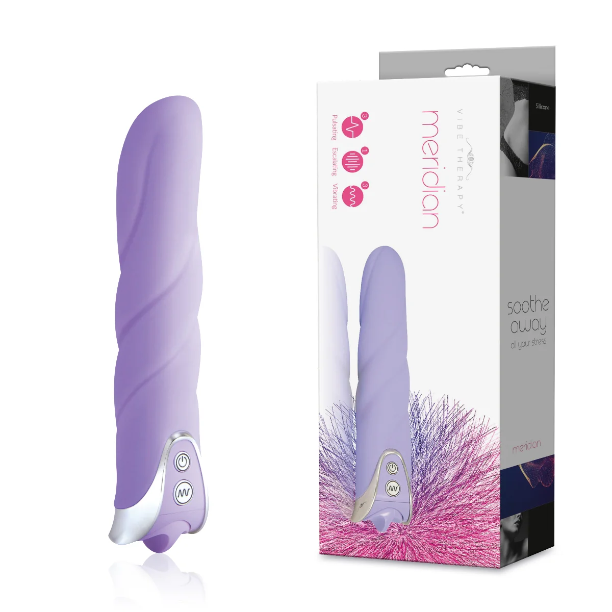 Vibe Therapy Meridian Vibrator Purple - Image 2