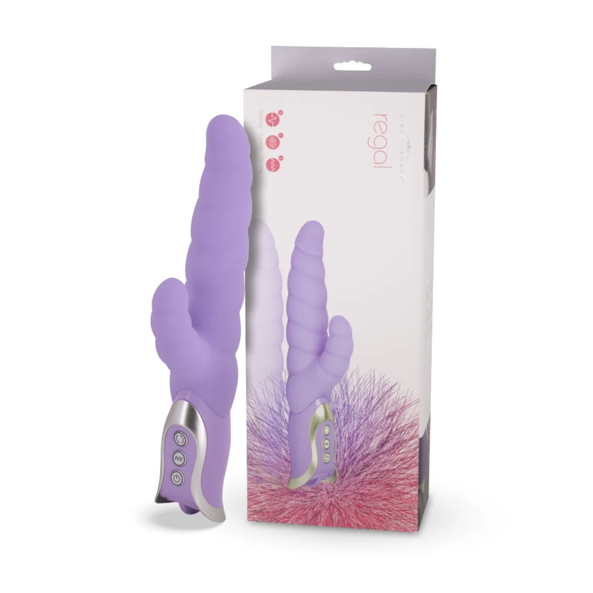 Vibe Therapy Regal Vibrator Purple - Image 2