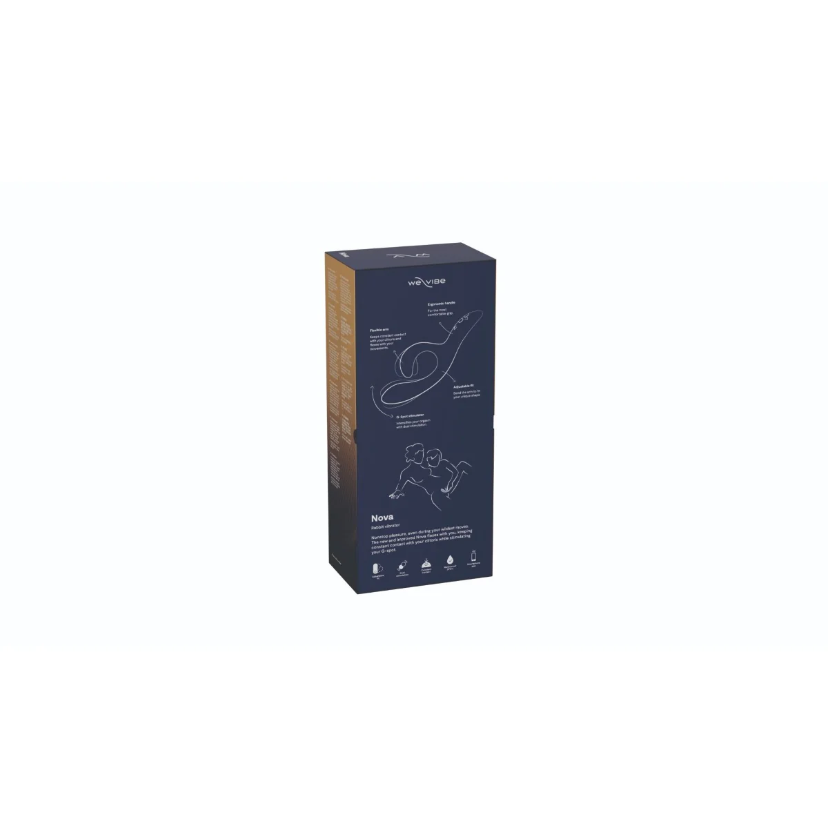 We-Vibe Nova 2 Rabbit Vibrator Midnight Blue - Image 5