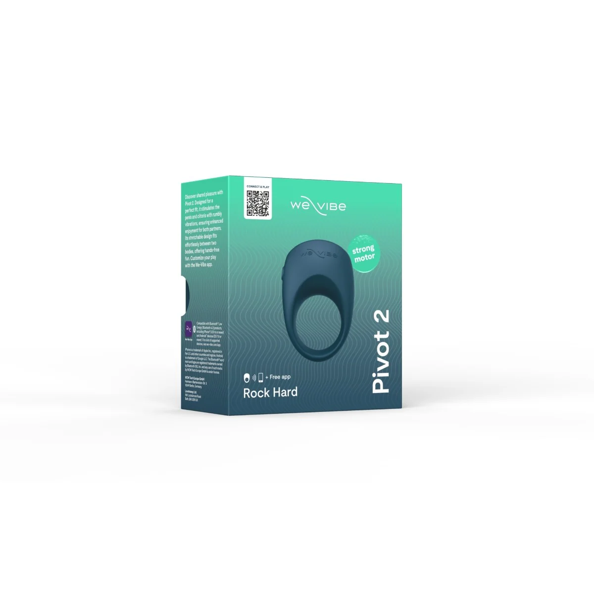 We-Vibe Pivot 2 Vibrating Couples Ring Slate - Image 2
