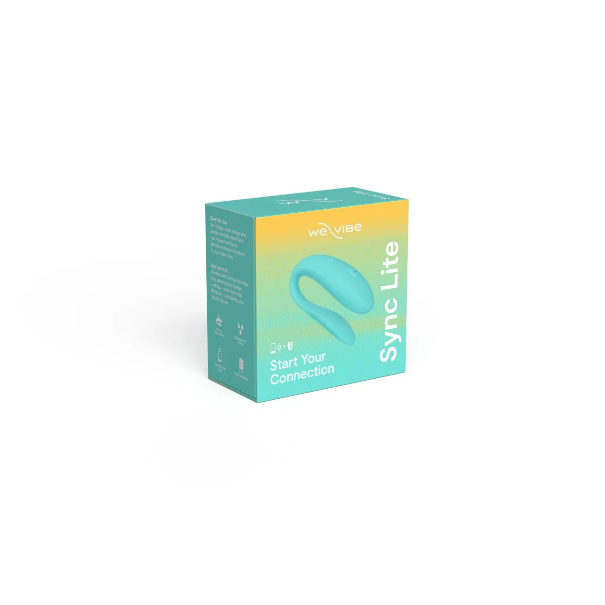We-Vibe  Sync Lite Couples Vibrator Aqua - Image 2