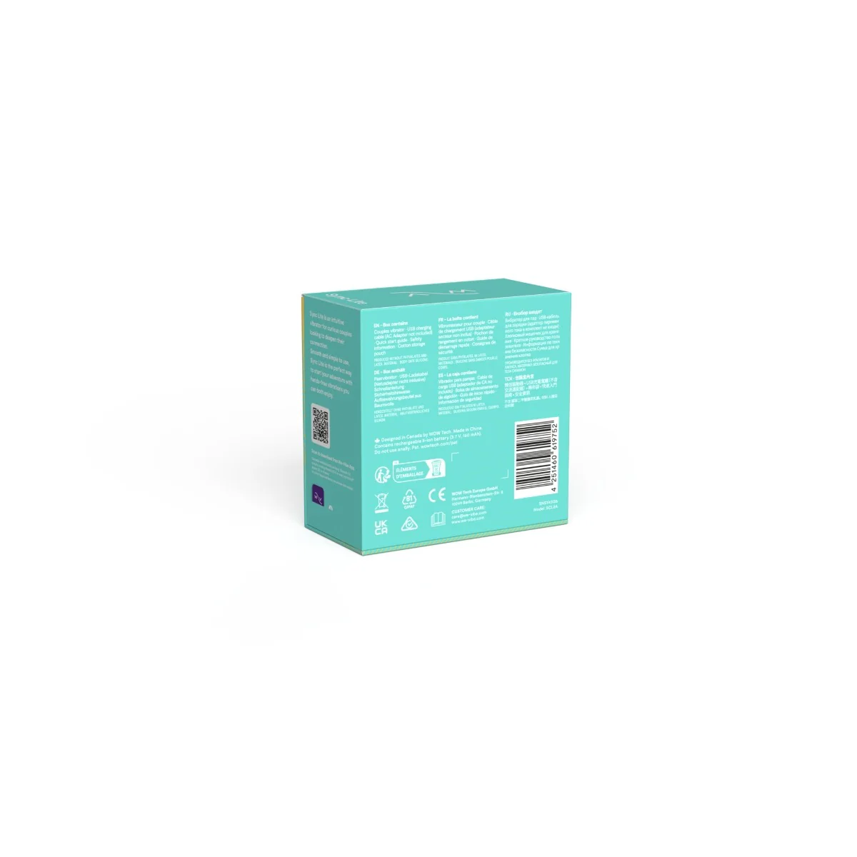 We-Vibe  Sync Lite Couples Vibrator Aqua - Image 5