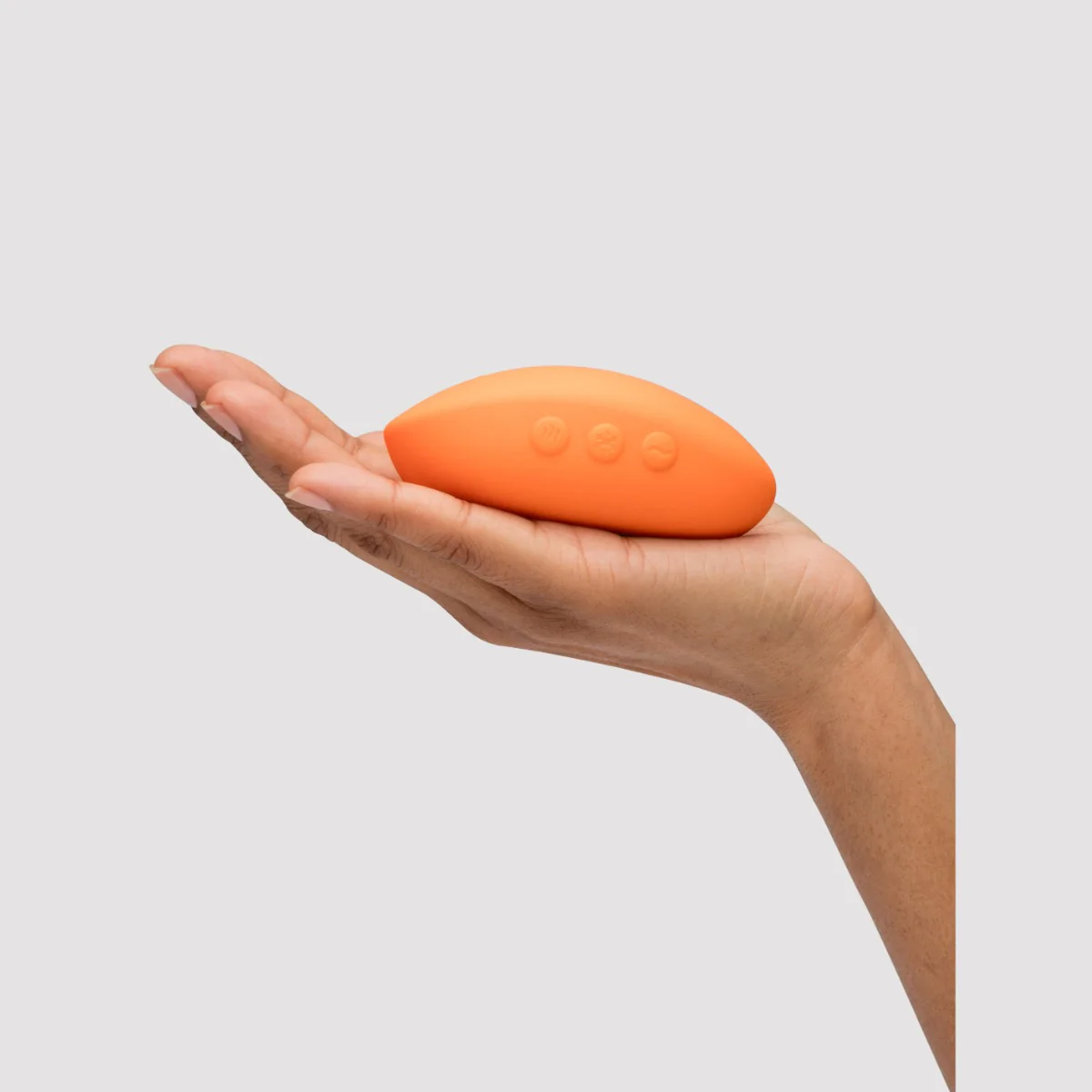 We-Vibe Temp Lay On Clitoral Warming Vibrator Tangerine - Image 4