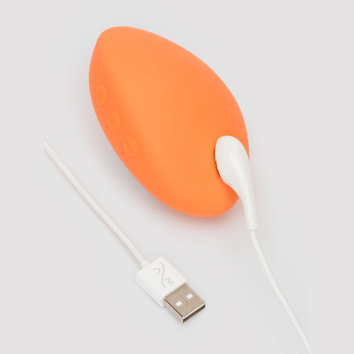 We-Vibe Temp Lay On Clitoral Warming Vibrator Tangerine - Image 8