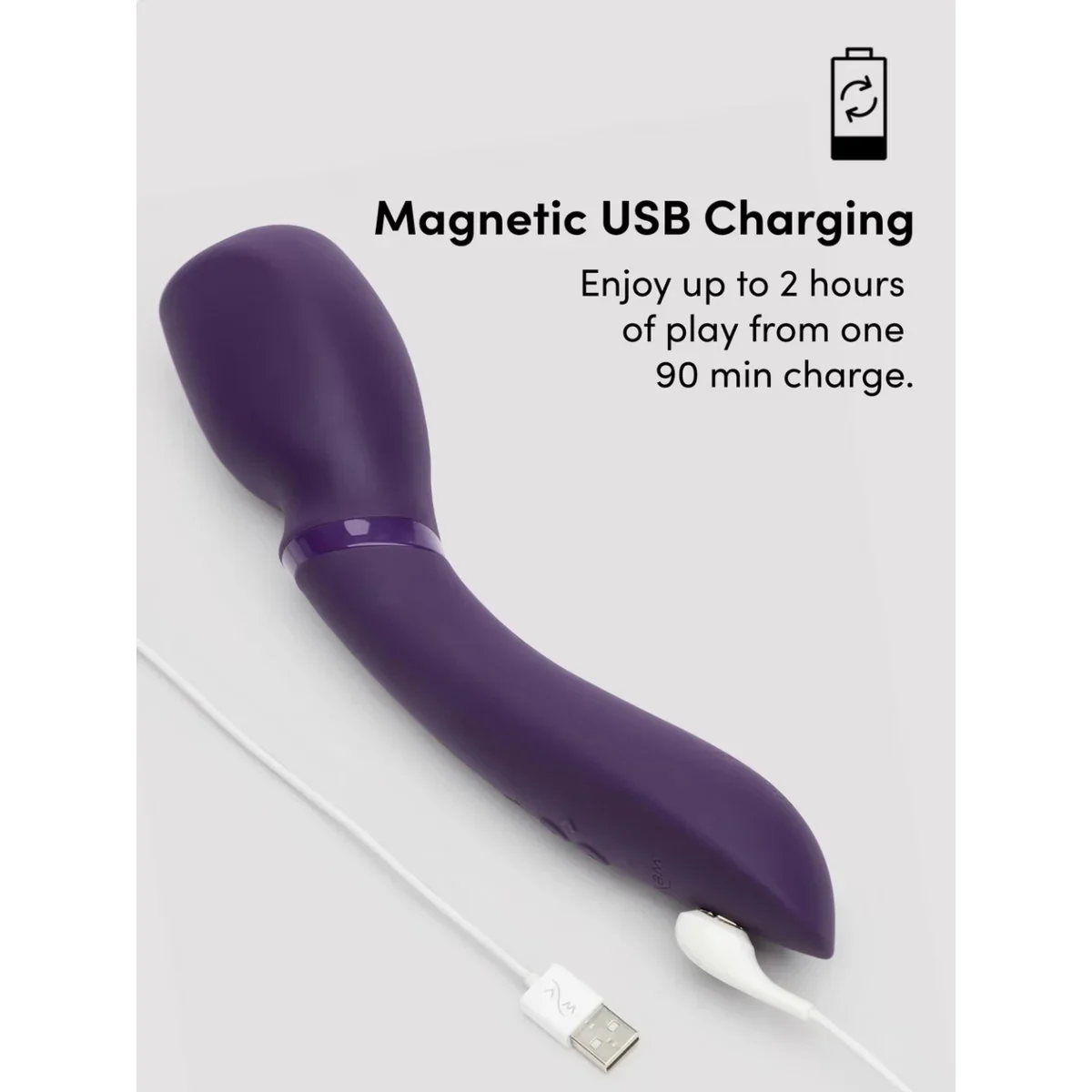 We-Vibe Wand 2 Wand Vibrator Purple - Image 4