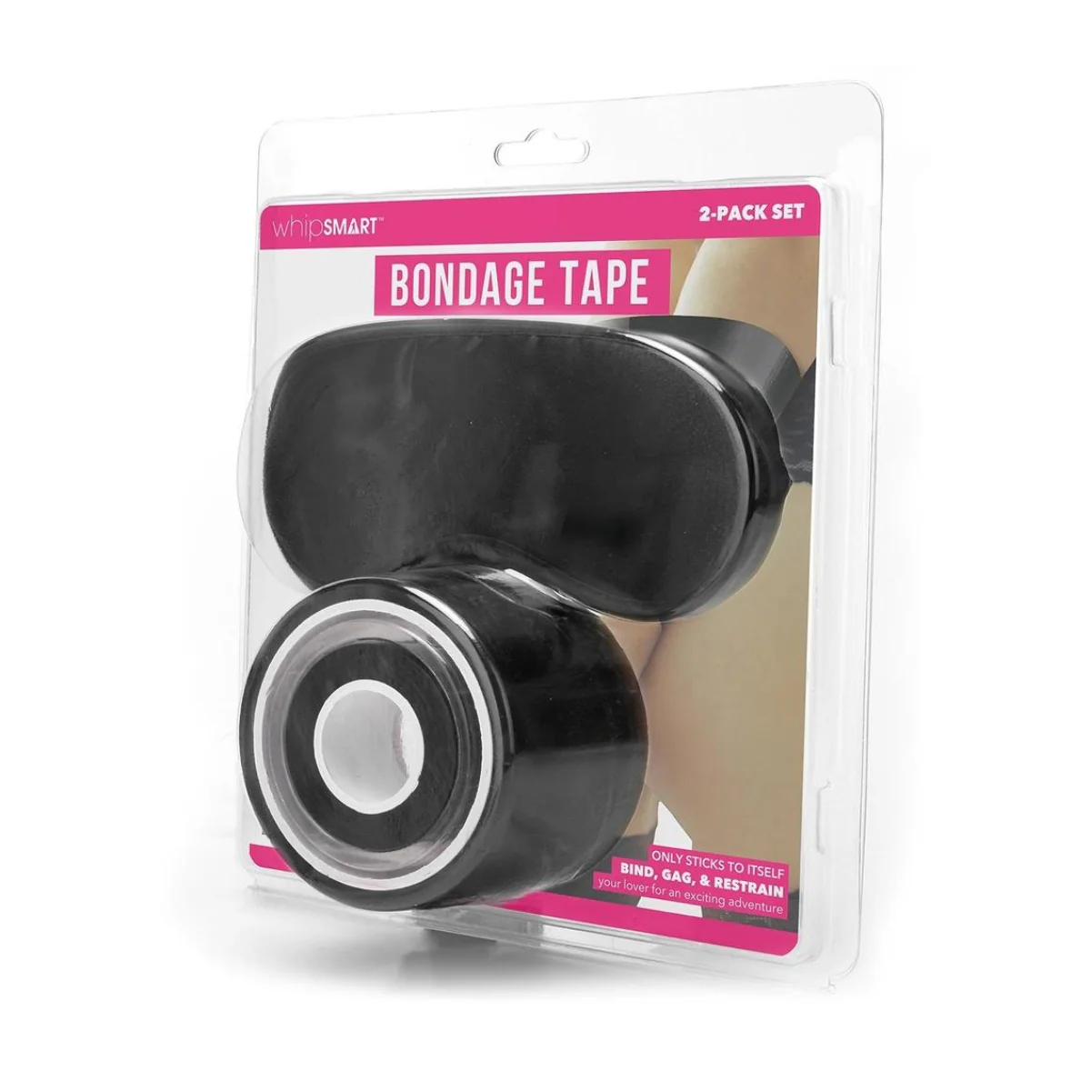 Whipsmart Bondage Tape Black 100 Foot - Image 2