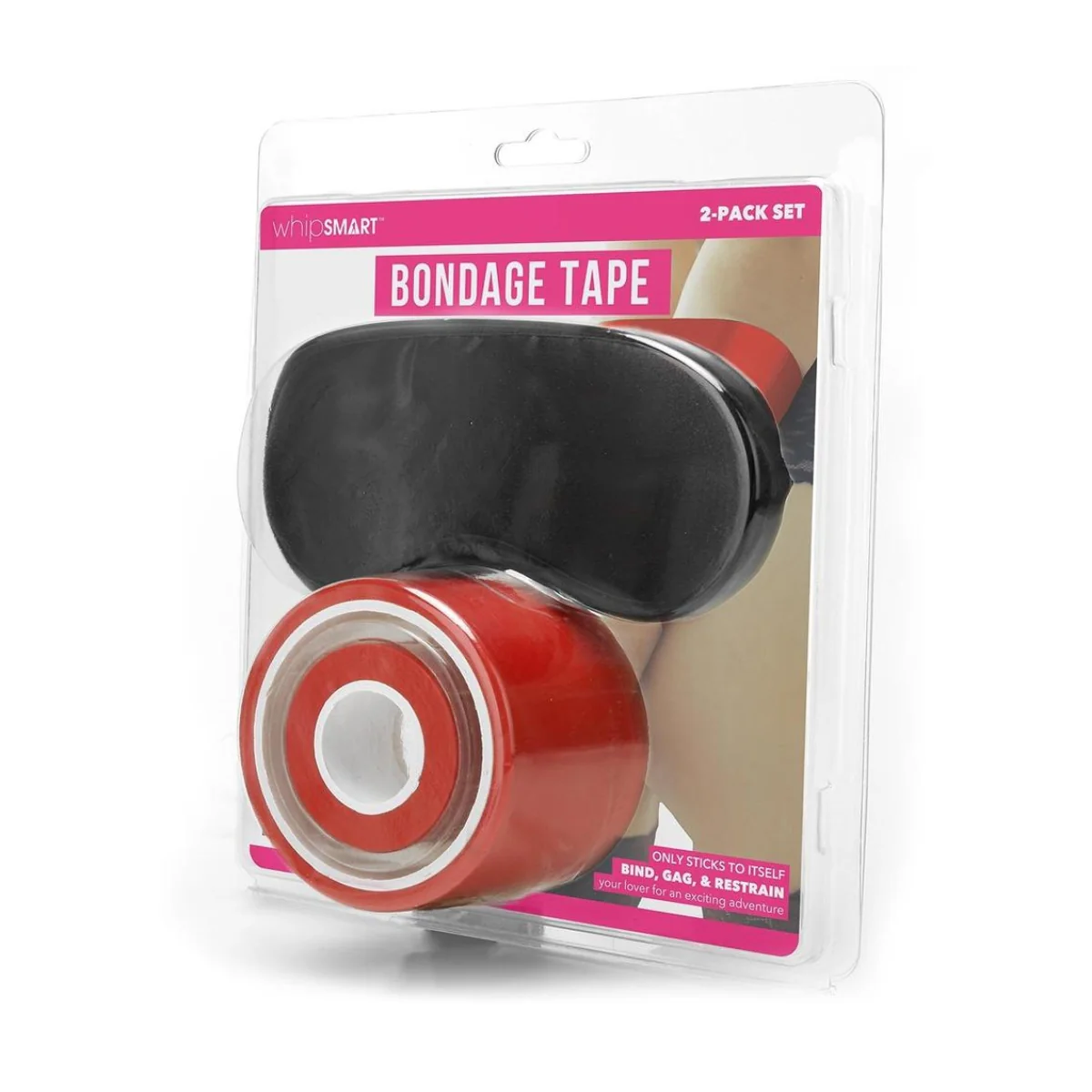 Whipsmart Bondage Tape Red 100 Foot - Image 2