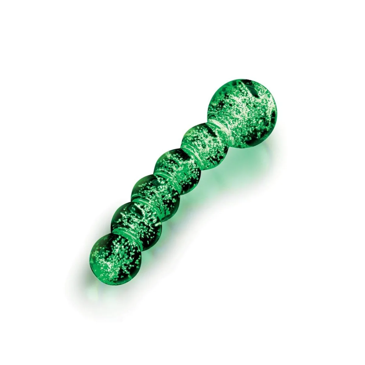 Whipsmart Glow In The Dark Glass Beaded Butt Plug 5.5 Inch - Image 3
