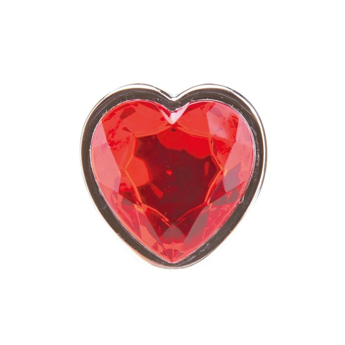 Whipsmart Heartbreaker Heart Crystal Metal Butt Plug Small 2.5 Inch - Image 3