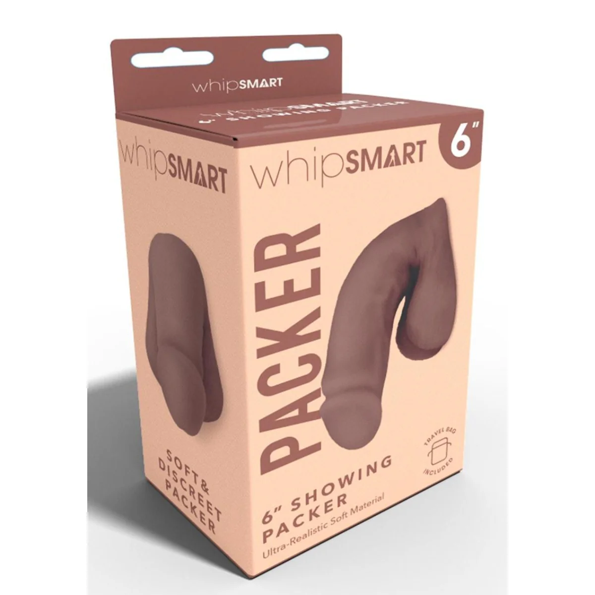 Whipsmart Packer Showing Dildo Brown 6 Inch - Image 2