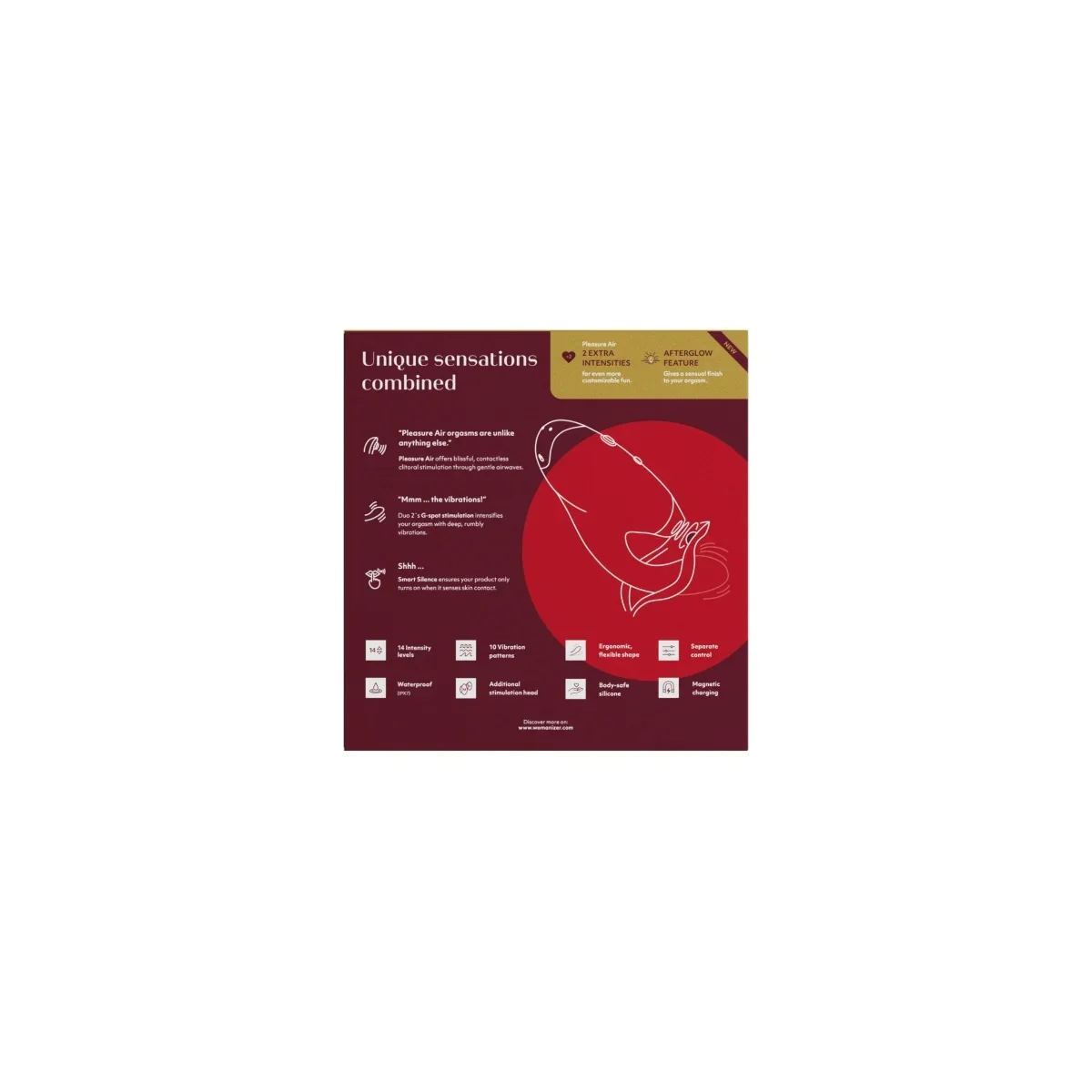 Womanizer Duo 2 Dual Clitoral And G-Spot Stimulator Bordeaux - Image 7
