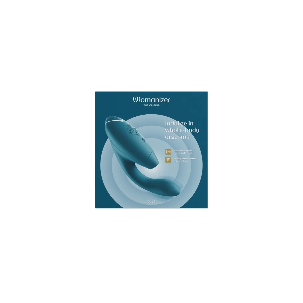 Womanizer Duo 2 Dual Clitoral And G-Spot Stimulator Petrol - Image 2